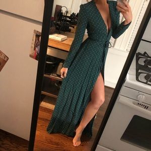 Flynn skye wrap Kate Maxi dress NWT